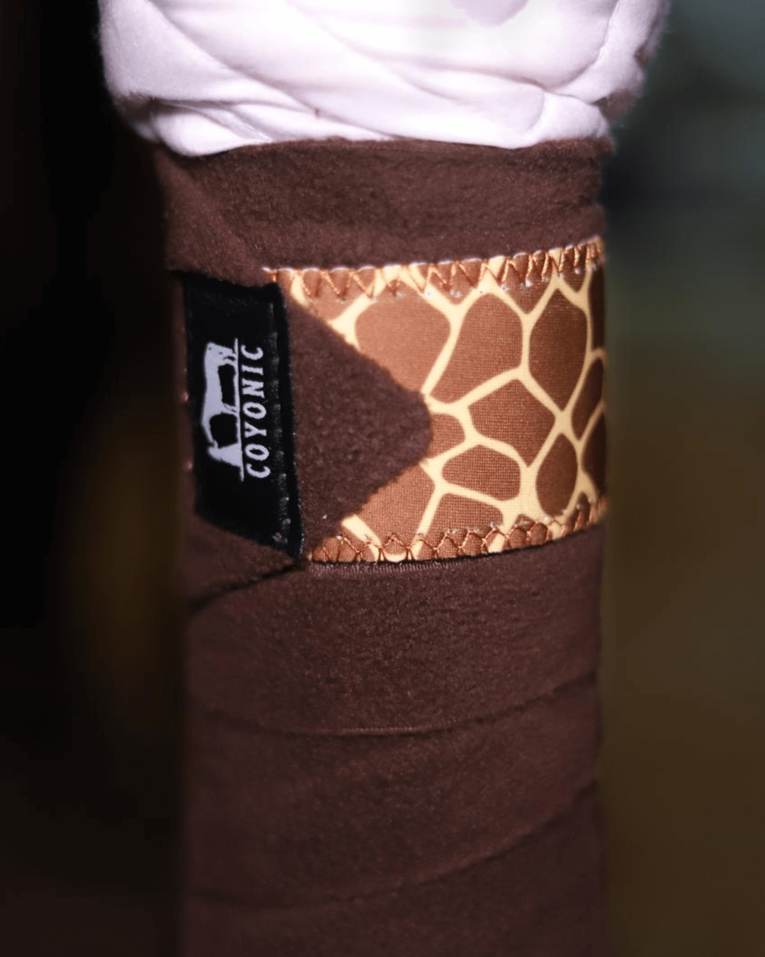 Bande de polo motif girafe