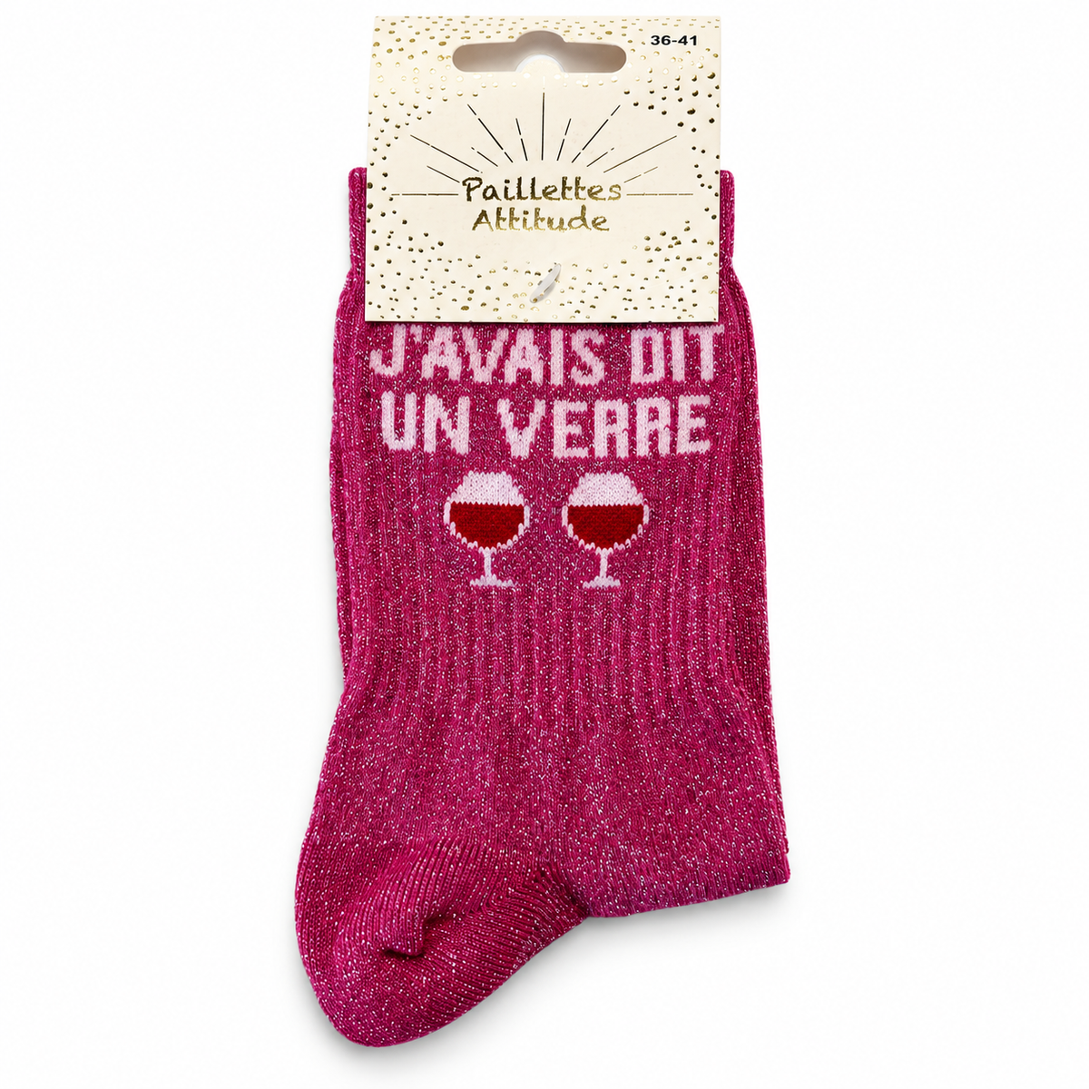 J'avais dis un verre (fushia)