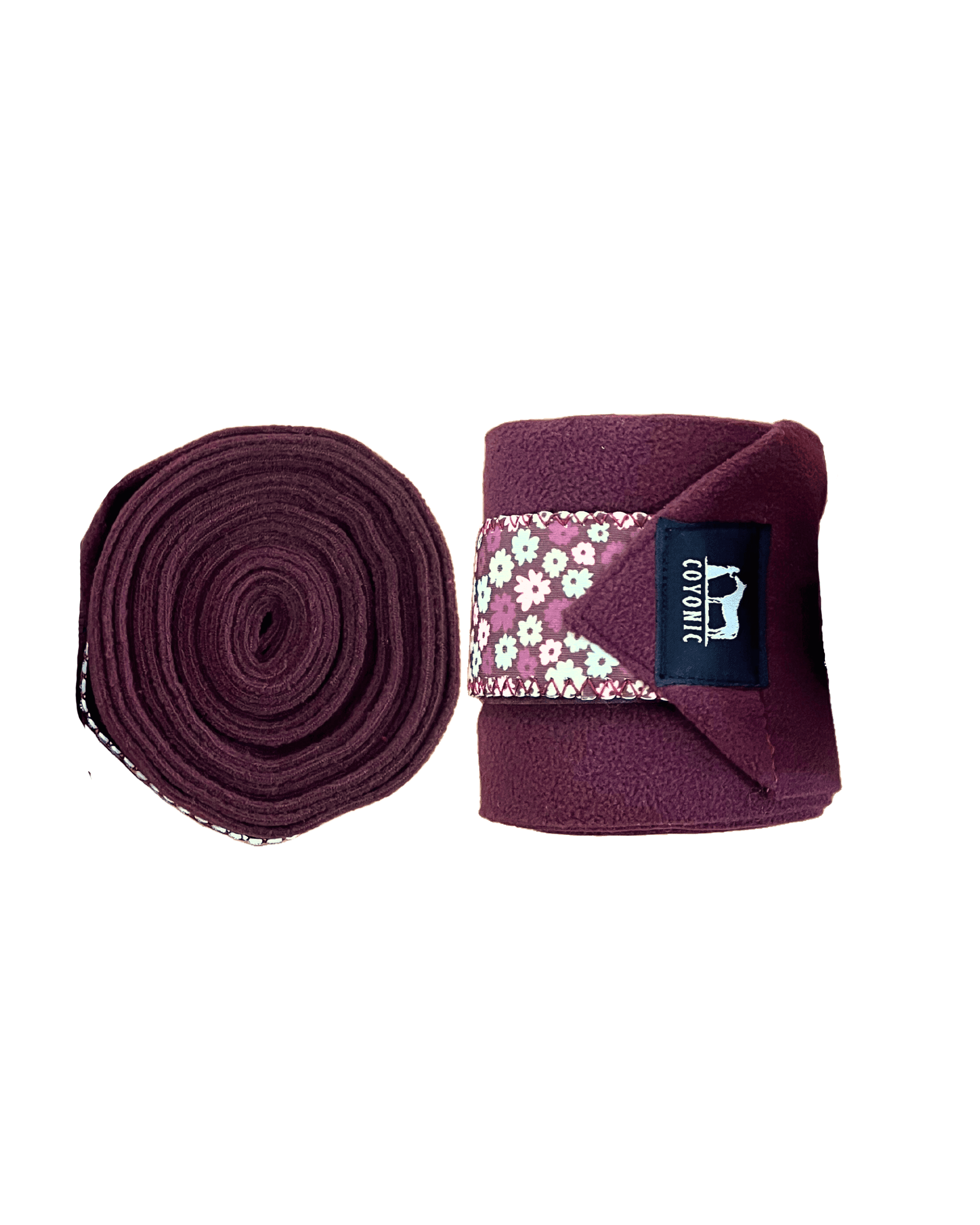 bande de polo bordeau motif liberty